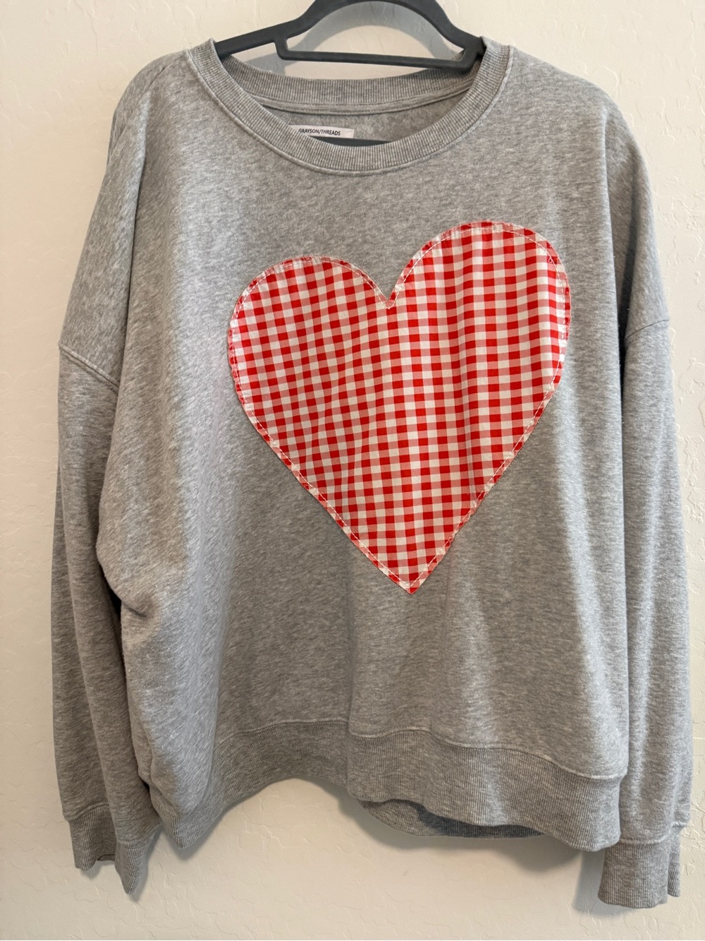 Heart crewneck